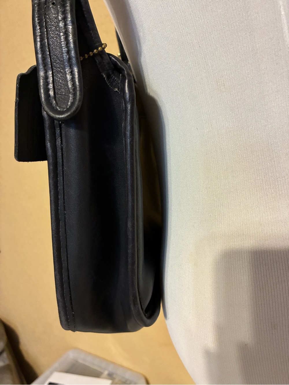 Vintage Coach Black Leather B5B – 9170 Bag - Picture 7 of 16